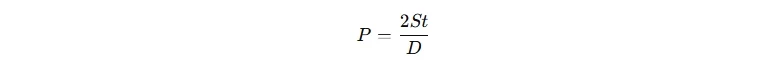 316 Stainless Steel Pipe Pressure Rating Calculation Formula 316 Stainless Steel Pipe Pressure Rating Calculation Formula